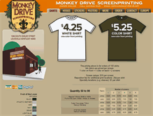 Tablet Screenshot of monkeydrive.net